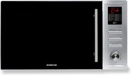 Inventum MN325CS - Vrijstaande combimagnetron - Heteluchtoven - Grill - 32 liter - 1000 watt - 10 kookprogramma's - RVS/Zwart