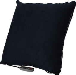 Invitalis Massagekussen Shiatsu - nekmassage apparaat - Donker Blauw & Grijs - Infrarood en memory foam | 5 jaar garantie - Afstandsbediening - rug- nek- schouder- been- en voetmassage