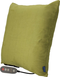 Invitalis Massagekussen Shiatsu - nekmassage apparaat - Groen & Grijs - Infrarood en memory foam | 5 jaar garantie - Afstandsbediening - rug- nek- schouder- been- en voetmassage