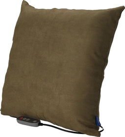 Invitalis Massagekussen Shiatsu - nekmassage apparaat - Olive & Grijs - Infrarood en memory foam | 5 jaar garantie - Afstandsbediening - rug- nek- schouder- been- en voetmassage