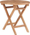 vidaXL - Tuintafel - inklapbaar - 45 - cm - massief - teakhout