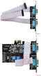 Startech.com 4-Port PCIe Seriële Adapter Kaart - Quad PCI Express naar RS232/RS422/RS485 - Incl. Low-Profile Beugel ESD Bescherming (Level-4)