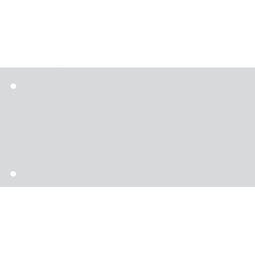 Kangaro scheidingsstrook - 2-gaats - 240x105mm - 180 grams - grijs - 100 stuks - 07070-10