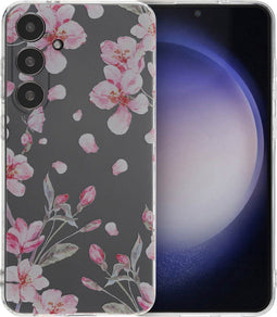 imoshion Hoesje Geschikt voor Samsung Galaxy S24 Plus Hoesje Siliconen - imoshion Design hoesje - Meerkleurig / Blossom Watercolor