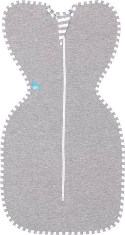 Love to Dream™ Swaddle Up™ - Inbakerslaapzak - ARMS UP™ - Grijs - Small 1.0 TOG (3.5 - 6 kg)