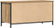 vidaXL - TV-kast - Artisan - Eiken - 100x40x50 - cm - Bewerkt - Hout - en - Staal