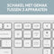 Logitech Signature Slim K950 - Draadloos Toetsenbord - Schakelen tussen 3 apparaten - Qwerty US Wit