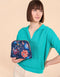 Oilily Chiara - Make-up tas - Dames - Met Spiegeltje - Waterdicht - Blauw - One size