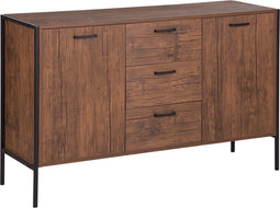 TIFTON - Sideboard - Donkere houtkleur - MDF