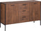 TIFTON - Sideboard - Donkere houtkleur - MDF