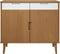 vidaXL - Dressoir - MOLDE - 90x40x80 - cm - massief - grenenhout - bruin