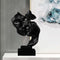 Sculptuur, decoratie voor woonkamer, moderne harssculptuur, stabiele plaatsing, geschikt voor het de