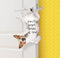 Mustard - Hond Deurhanger - Papier - Bruin -