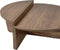 Dimehouse Orin - Salontafel Rond 85 cm - 100% Melamine - Naturel Walnoot