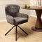 StarFurn Eetkamerstoel Hanna Charcoal Bruin met Armleuning