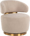 Richmond Draaistoel Maxime sand furry (Himalaya 902 sand furry)