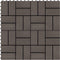 vidaXL - 22 - st - Terrastegels - 30x30 - cm - 2 - m² - HKC - donkerbruin