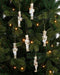 House of Seasons Notenkraker - Kerst Ornament - Set van 6 - Goud (6 stuks)