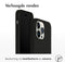 Accezz Liquid Silicone Backcover - iPhone 14 Pro Max - Schokabsorberend - Zwart