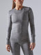 Craft Fuseknit Comfort Rn L/S Thermoshirt Dames - Zacht en elastisch - Dark Grey