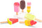 New Classic Toys® Houten IJsjes Speelgoed - 6-delige Set - Kleurrijke IJsjes met Standaard (6 stuks)