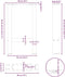 vidaXL - Salontafelpoten - 2 - st - 38x(42-43) - cm - staal - zwart