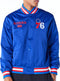 New Era - Philadelphia 76ers - NBA Satin Blue Bomber Jacket