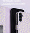 iMoshion Hoesje Geschikt voor Samsung Galaxy A35 Hoesje Met Pasjeshouder - iMoshion Design Bookcase smartphone - Paars / White Daisy