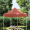 vidaXL - Partytentdak 600D - UV- en waterbestendig - Terracotta (1 stuk)