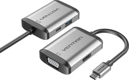 Hub USB Vention TFAHB Grijs