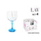 Cocktailglas LAV Blauw 4 Onderdelen (6 Stuks)
