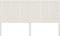 vidaXL - Hoofdbord - 185,5x4x100 - cm - massief - grenenhout - wit