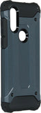 iMoshion Hoesje Geschikt voor Motorola One Vision Hoesje - iMoshion Rugged Xtreme Backcover - Donkerblauw