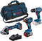 Bosch Blauw 3-delige 18v Combokit GSB 18V-45 + GDX 18V-200 + GWS 18V-7 + 2x5.0Ah - 0615990N31