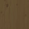 vidaXL - Hoofdbord - 106x4x100 - cm - massief - grenenhout - honingbruin