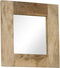vidaXL - Spiegel - 50x50 - cm - massief - mangohout