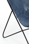 Light & Living Vlinderstoel Butterfly - Buffel Leder - Blauw