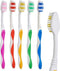 Tandenborstel Geel Blauw Rood Groen Roze (12 Stuks)