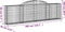 vidaXL - Schanskorven - 4 - st - gewelfd - 300x30x80/100 - cm - gegalvaniseerd - ijzer