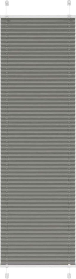 vidaXL - Plissé - rolgordijn - 65x200 - cm - stofbreedte - 64,4 - cm - antraciet