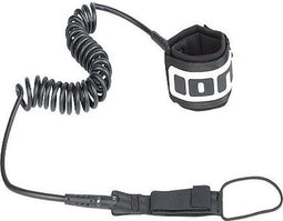 ION - Leash - Coiled Kneestrap - 8" - Zwart - Enkelkoord - Stand Up paddling