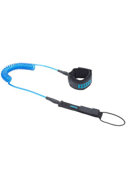 ION SUP Enkel Leash Coiled Blauw - 8" / 244cm