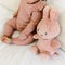 Nijntje Knuffel - 30 cm - Zachte stof met bloemetjes - Roze