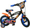 Mattel Hot Wheels - Kinderfiets 12 Inch - Stalen frame met zijwielen - Zwart Oranje Blauw
