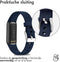 imoshion Siliconen bandje - Geschikt voor Fitbit Luxe - Donkerblauw - One Size