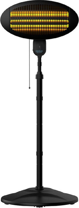 Cecotec Ready Warm 8100 - Elektrische kwartsverwarming 2000W - Bereik 15 m² - Zwart