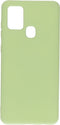 Mobiparts Samsung Galaxy A21s (2020) - Silicone Cover - Soft-touch - Pistache Green