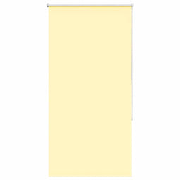 vidaXL - Rolgordijn - verduisterend - 75x175 - cm - stofbreedte - 70,7cm - geel