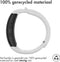 iMoshion Bandje Geschikt voor Samsung Gear Fit 2 / 2 Pro - iMoshion Siliconen band zilver knoopje met design - Wit