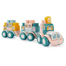 Abrick Dierentrein met Bouwblokken, 51dlg.